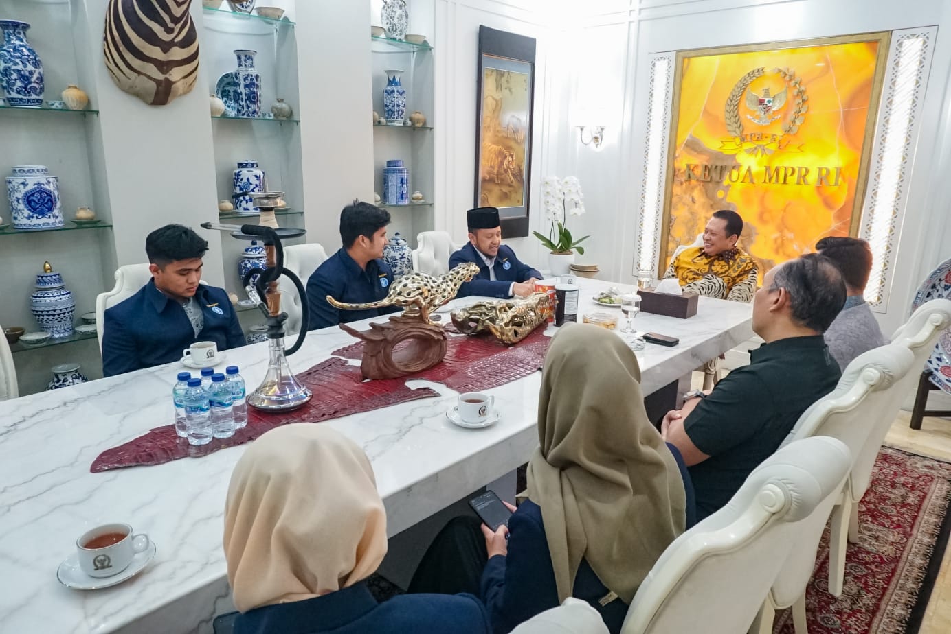 Suasana audiensi FW IPB dan Ketua MPR RI Bambang Soesatyo